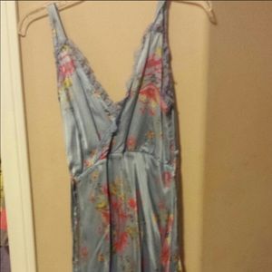 Free People floral silk dress size 0